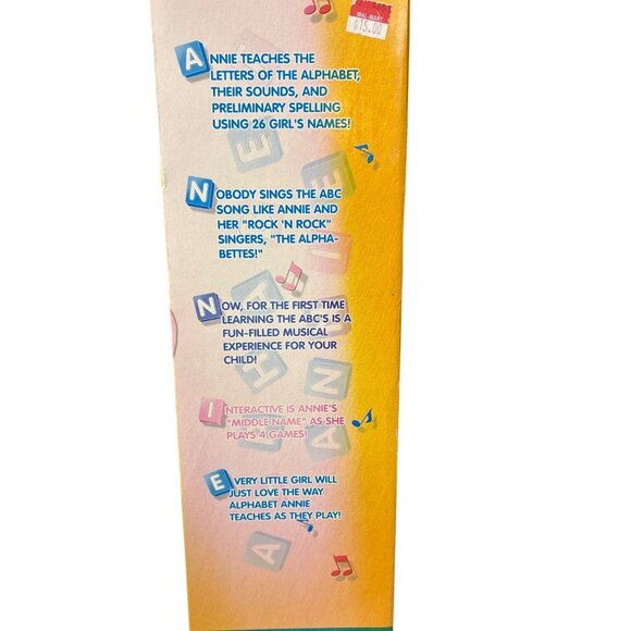 Vintage 2001 Alphabet Annie Interactive Braille Doll With ABC Shirt & Green Pant - Picture 8 of 13